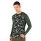 Men's Merino Asker Long Sleeve Tee Shirts Top Base Layer Green