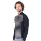 Men's Merino Astro Long Sleeve Top Base Layer Striped