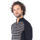 Men's Merino Astro Long Sleeve Top Base Layer Striped