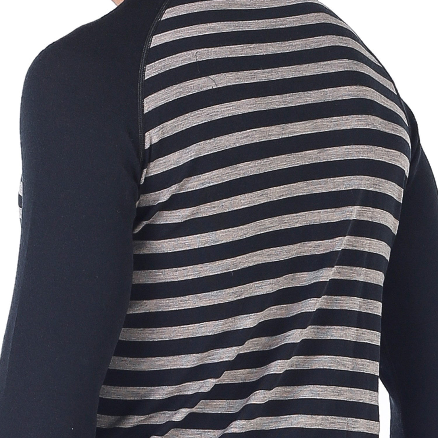 Men's Merino Astro Long Sleeve Top Base Layer Striped