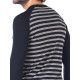 Men's Merino Astro Long Sleeve Top Base Layer Striped