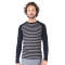Men's Merino Astro Long Sleeve Top Base Layer Striped