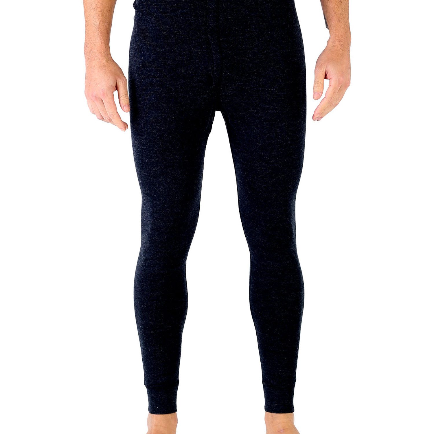 Men's Merino Atlas Long Johns Thermal Underwear Black