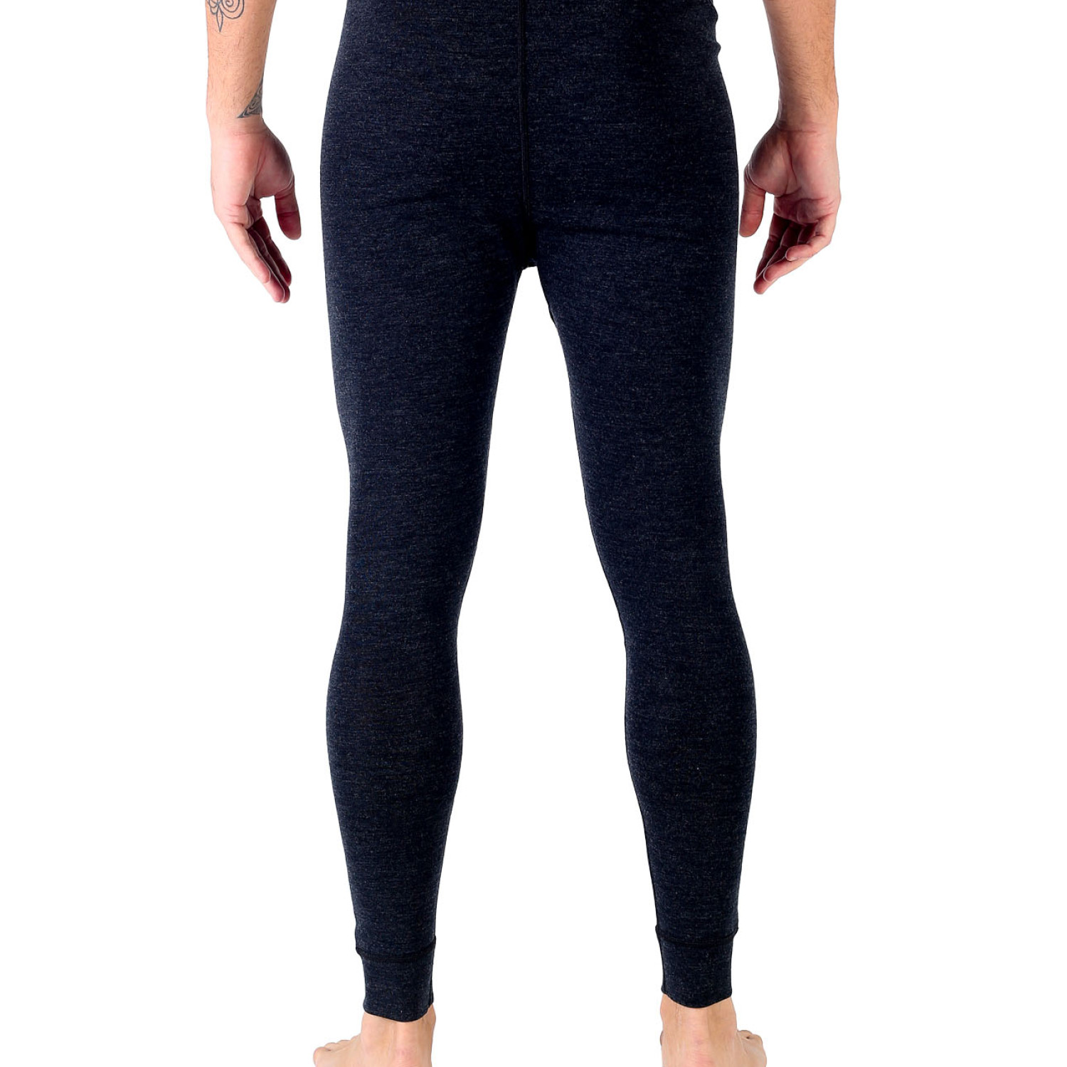 Men's Merino Atlas Long Johns Thermal Underwear Black