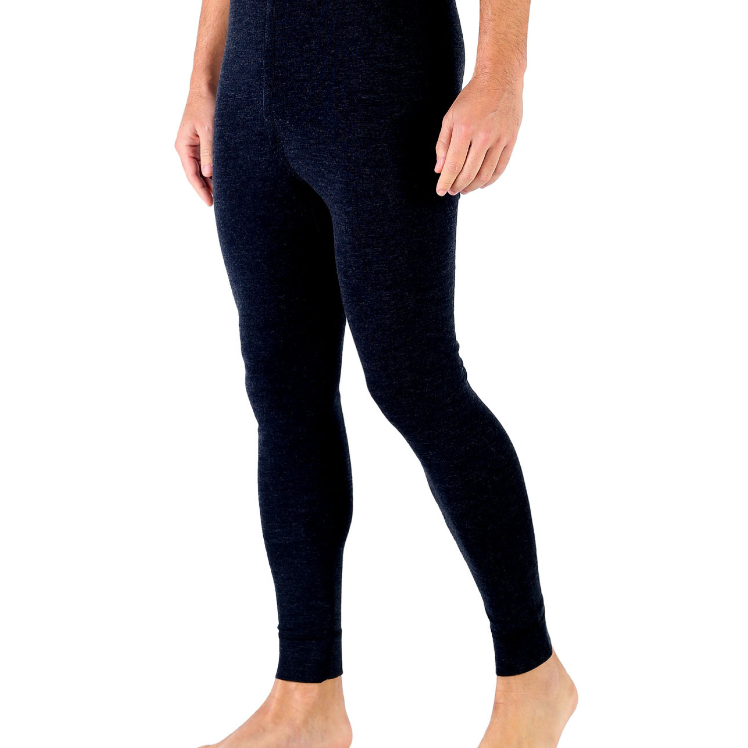 Men's Merino Atlas Long Johns Thermal Underwear Black