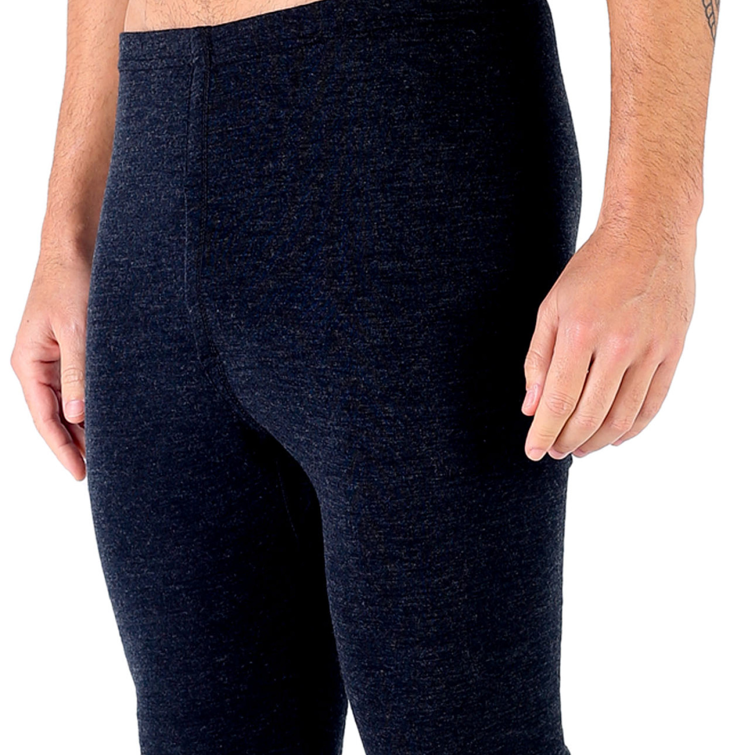Men's Merino Atlas Long Johns Thermal Underwear Black