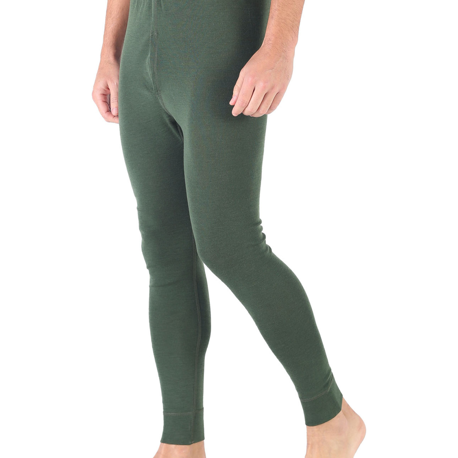 Men's Merino Atlas Long Johns Thermal Underwear Green