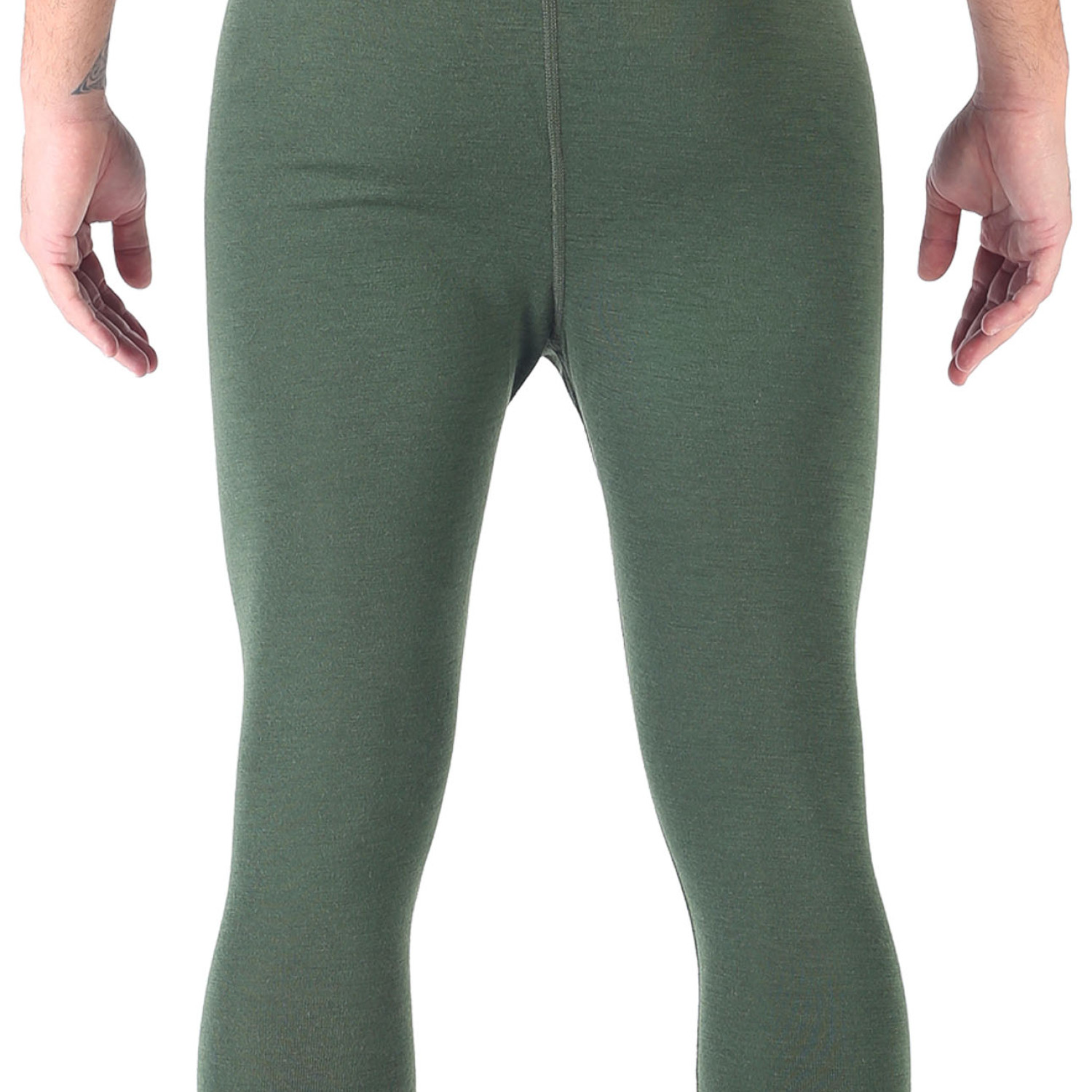 Men's Merino Atlas Long Johns Thermal Underwear Green