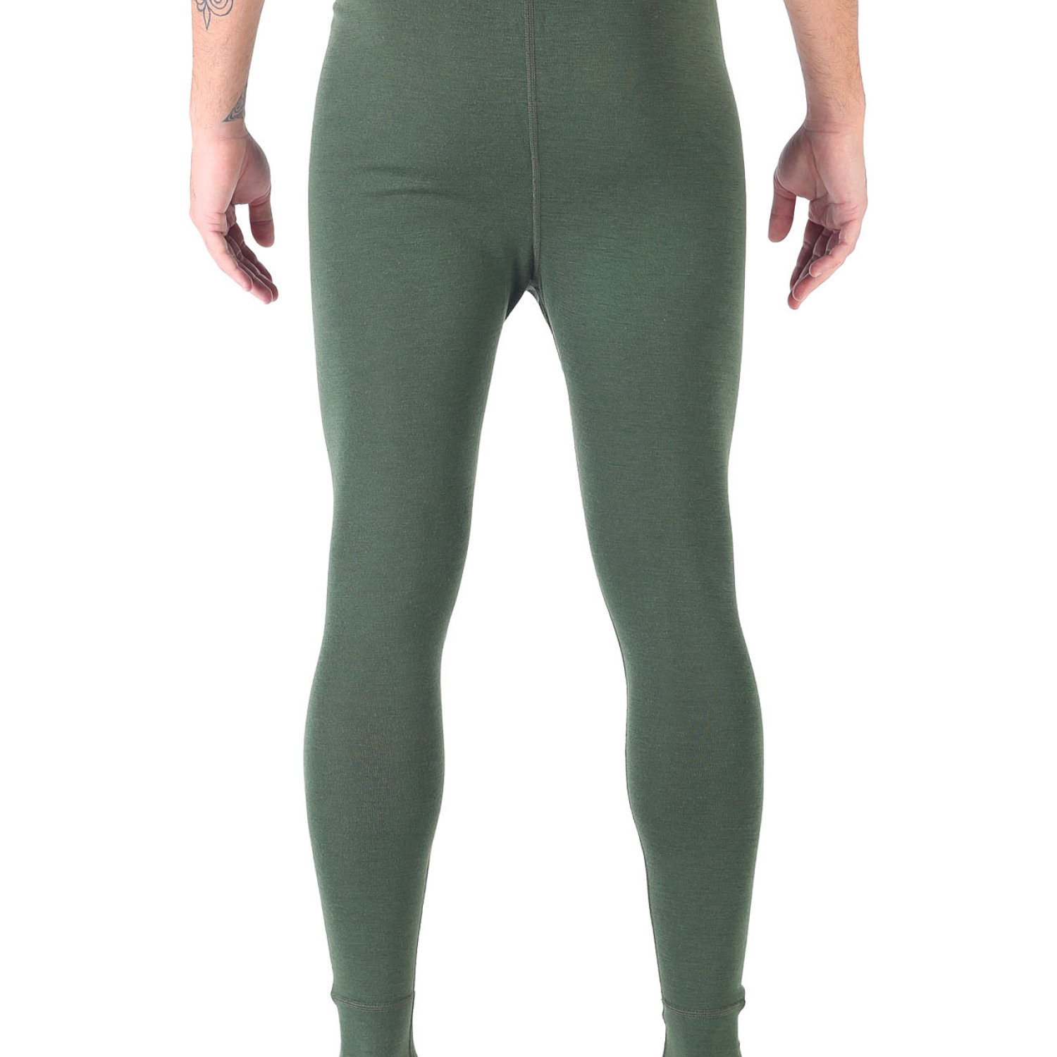 Men's Merino Atlas Long Johns Thermal Underwear Green