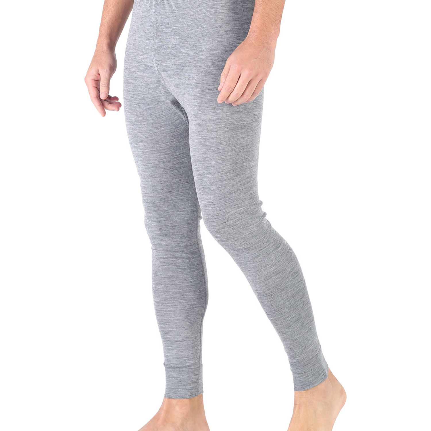 Men's Merino Atlas Long Johns Thermal Underwear Gray