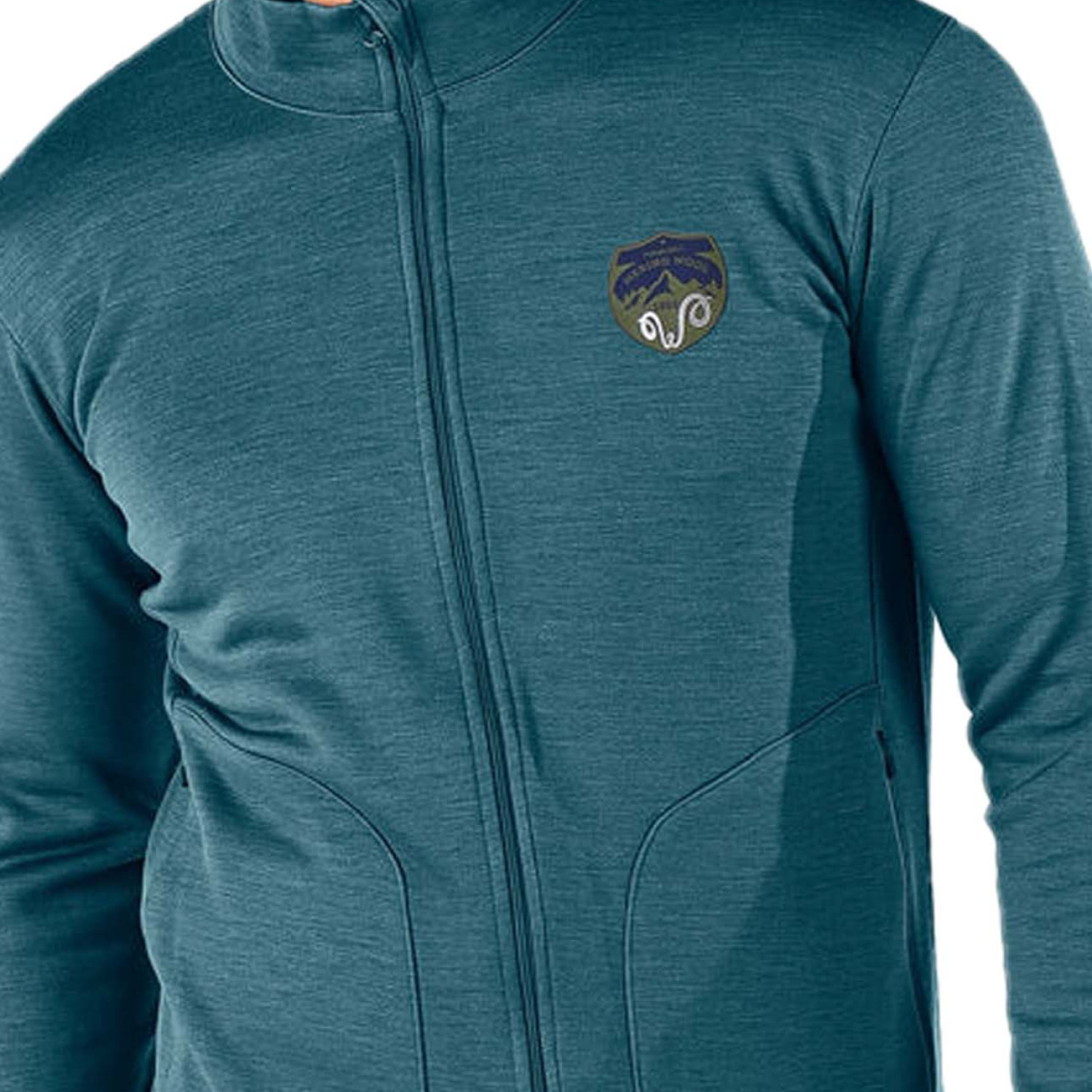 Men's Merino Bornova Insulated Full Zip Jacket & Coat for Winter Green