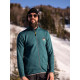 Men's Merino Bornova Insulated Full Zip Jacket & Coat for Winter Green