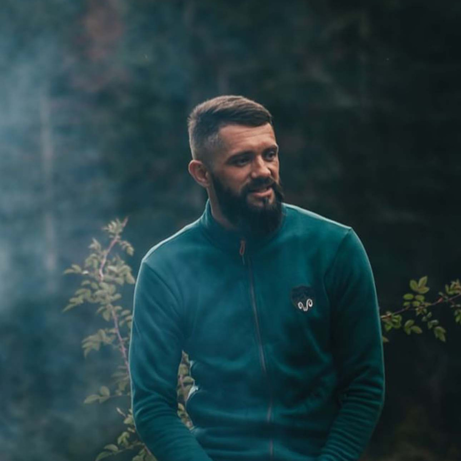 Men's Merino Bornova Insulated Full Zip Jacket & Coat for Winter Green