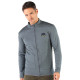 Men's Merino Bornova Insulated Full Zip Jacket & Coat for Winter Gray