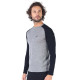 Men's Merino Brant Long Sleeve Tee Shirts Top Base Layer Black