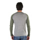 Men's Merino Brant Long Sleeve Tee Shirts Top Base Layer Green