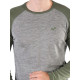 Men's Merino Brant Long Sleeve Tee Shirts Top Base Layer Green