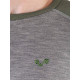 Men's Merino Brant Long Sleeve Tee Shirts Top Base Layer Green