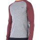 Men's Merino Brant Long Sleeve Tee Shirts Top Base Layer Purple