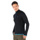 Men's Merino Halldor Long Sleeve Tee Shirts Top Base Layer Black