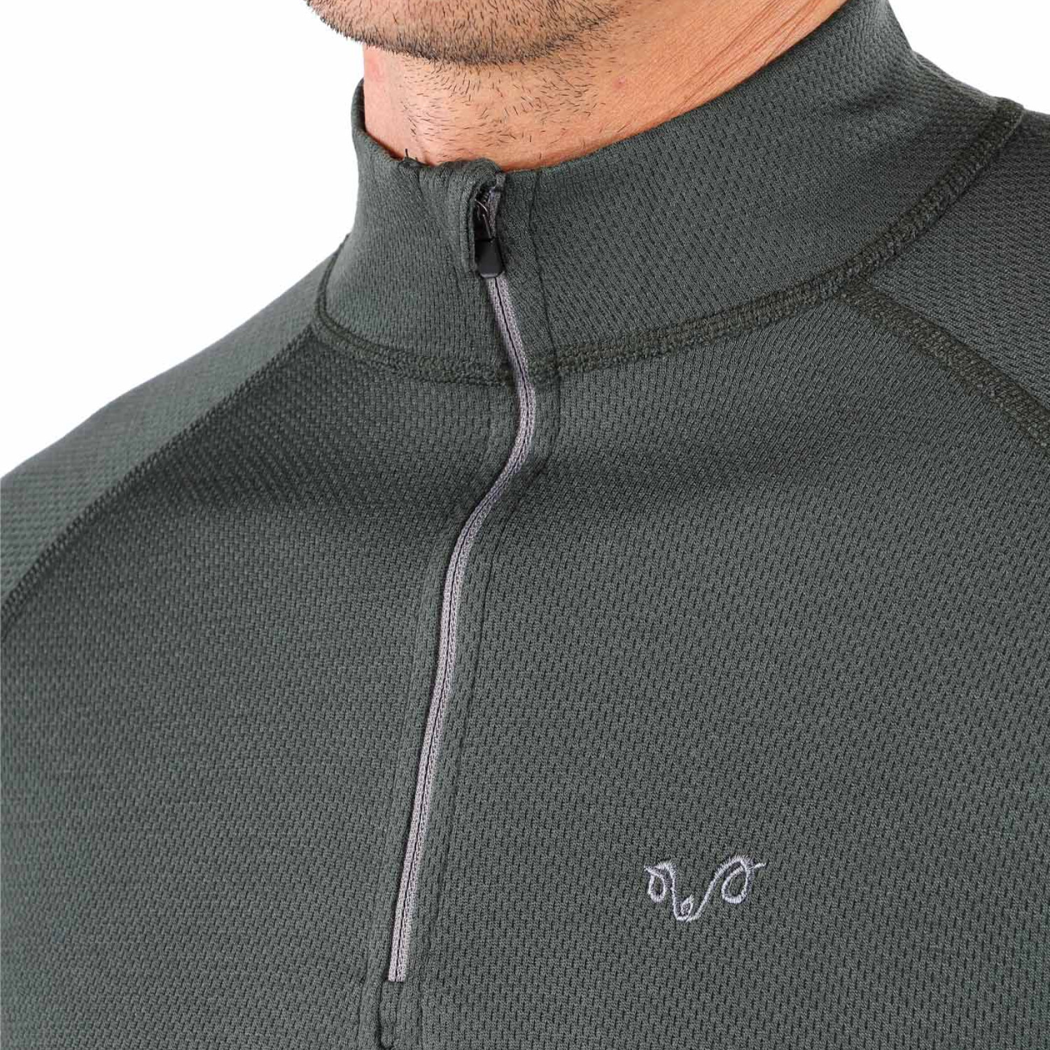 Men's Merino Halldor Long Sleeve Tee Shirts Top Base Layer Green