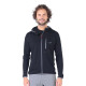 Men's  Merino Maestro Thermal Hooded Sweatshirt Zip Black