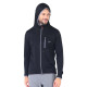 Men's  Merino Maestro Thermal Hooded Sweatshirt Zip Black