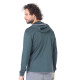 Men's  Merino Maestro Thermal Hooded Sweatshirt Zip Green