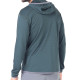 Men's  Merino Maestro Thermal Hooded Sweatshirt Zip Green