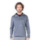 Men's  Merino Maestro Thermal Hooded Sweatshirt Zip Gray