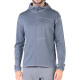 Men's  Merino Maestro Thermal Hooded Sweatshirt Zip Gray