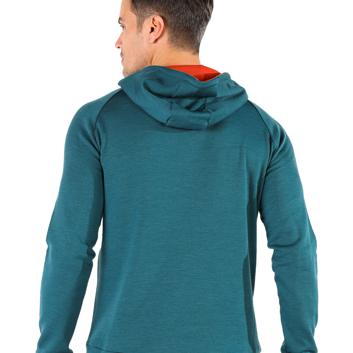 Men's Merino Scout Long Sleeve Pullover Hoodie Green