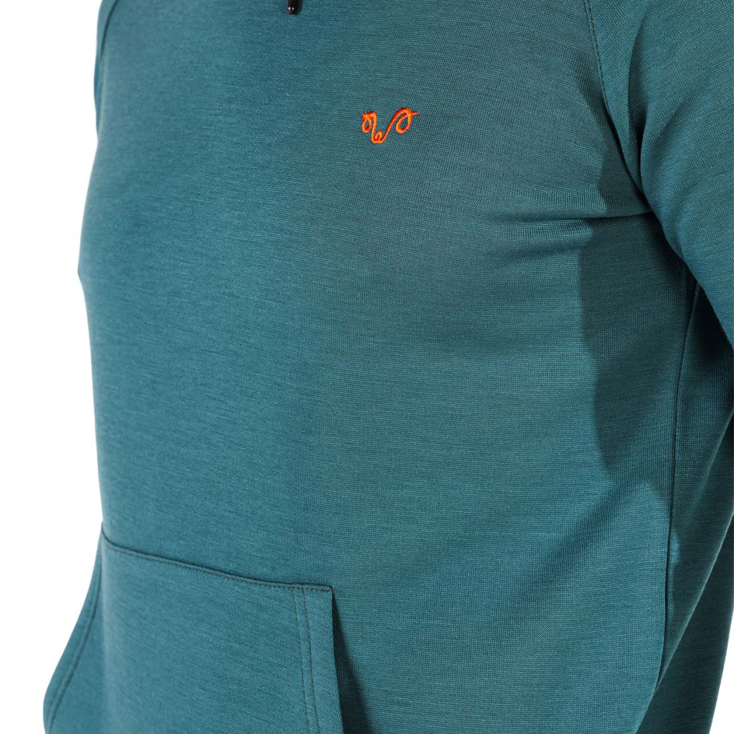 Men's Merino Scout Long Sleeve Pullover Hoodie Green