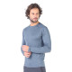 Men's Merino Eris Long Sleeve Tee Shirts Top Base Layer Gray