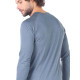 Men's Merino Eris Long Sleeve Tee Shirts Top Base Layer Gray