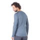 Men's Merino Eris Long Sleeve Tee Shirts Top Base Layer Gray