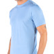Men's Merino Notus Short Sleeve T-Shirt Crew Neck Blue
