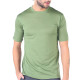 Men's Merino Notus Short Sleeve T-Shirt Crew Neck Green