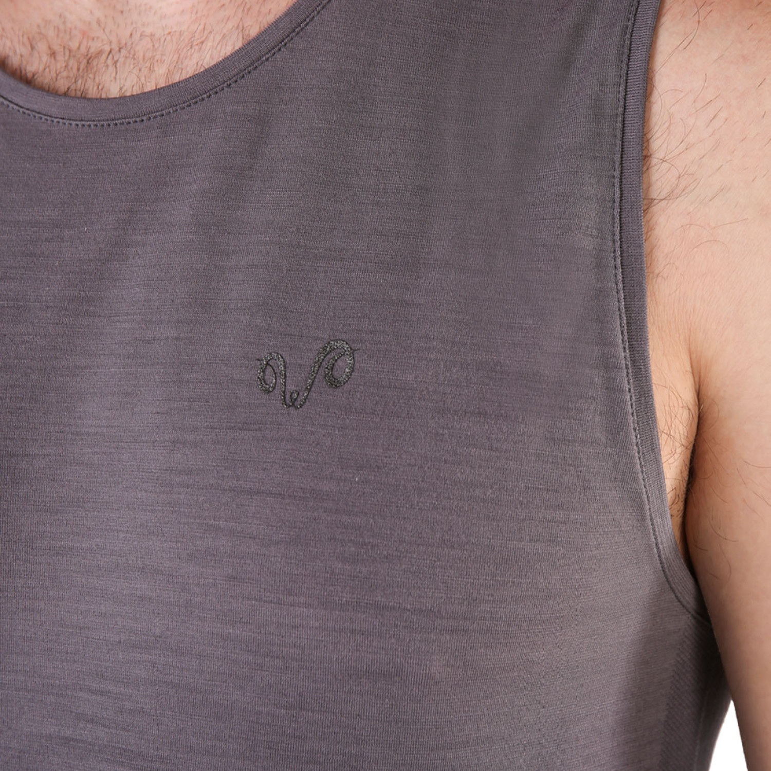 Men's Merino Spaja Sleeveless Muscle Shirt Tank Top for Workout