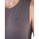 Men's Merino Spaja Sleeveless Muscle Shirt Tank Top for Workout