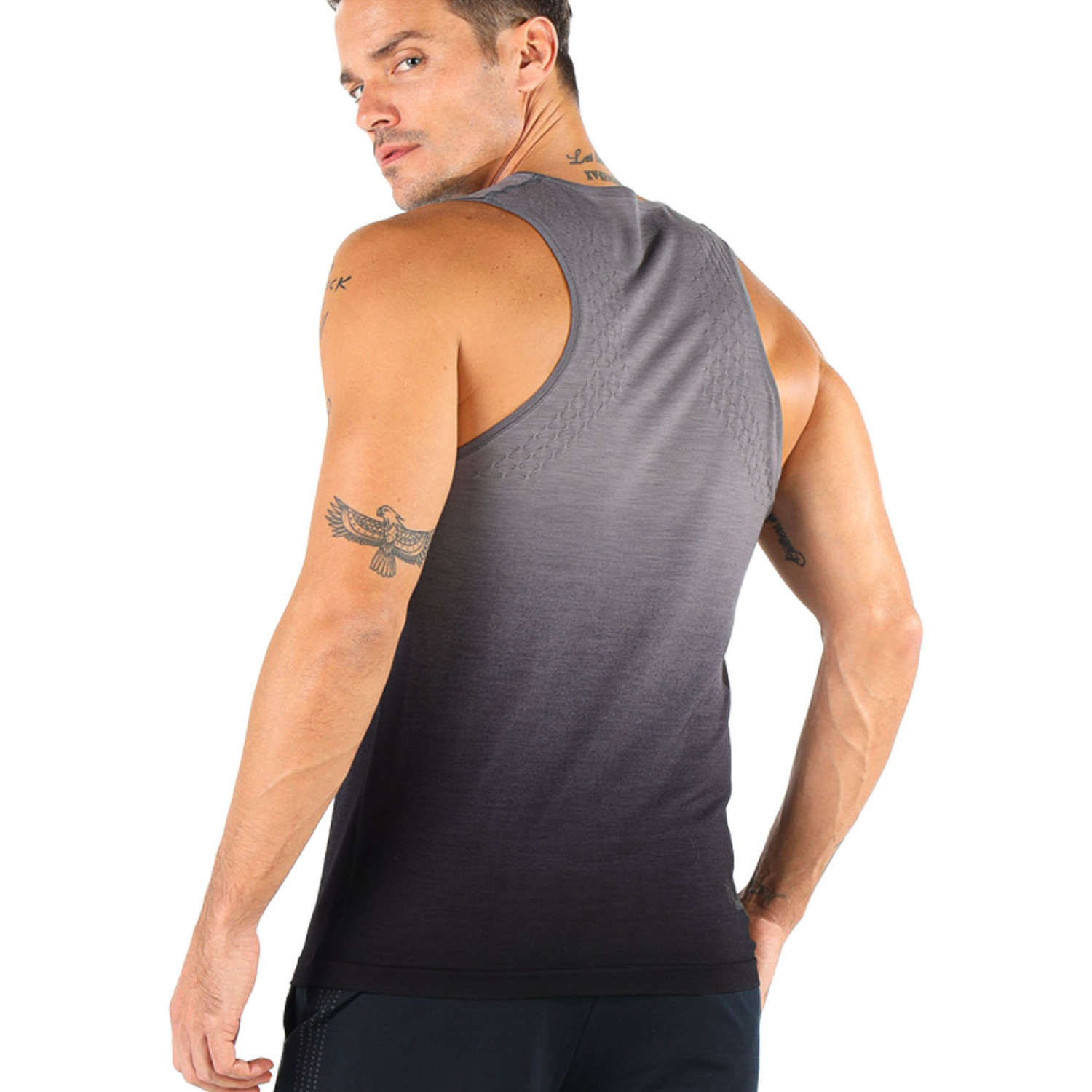 Men's Merino Spaja Sleeveless Muscle Shirt Tank Top for Workout
