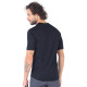 Men's Merino Zonda Short Sleeve T-Shirt V Neck Black