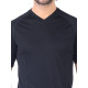 Men's Merino Zonda Short Sleeve T-Shirt V Neck Black