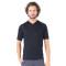 Men's Merino Zonda Short Sleeve T-Shirt V Neck Black
