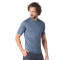 Men's Merino Zonda Short Sleeve T-Shirt V Neck Gray