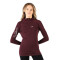 Women's Merino Docca Long Sleeve Zip Hoodie Damson