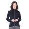 Women's Merino Marin Long Sleeve Zip Hoodie Black