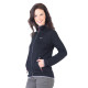 Women's Merino Marin Long Sleeve Zip Hoodie Black