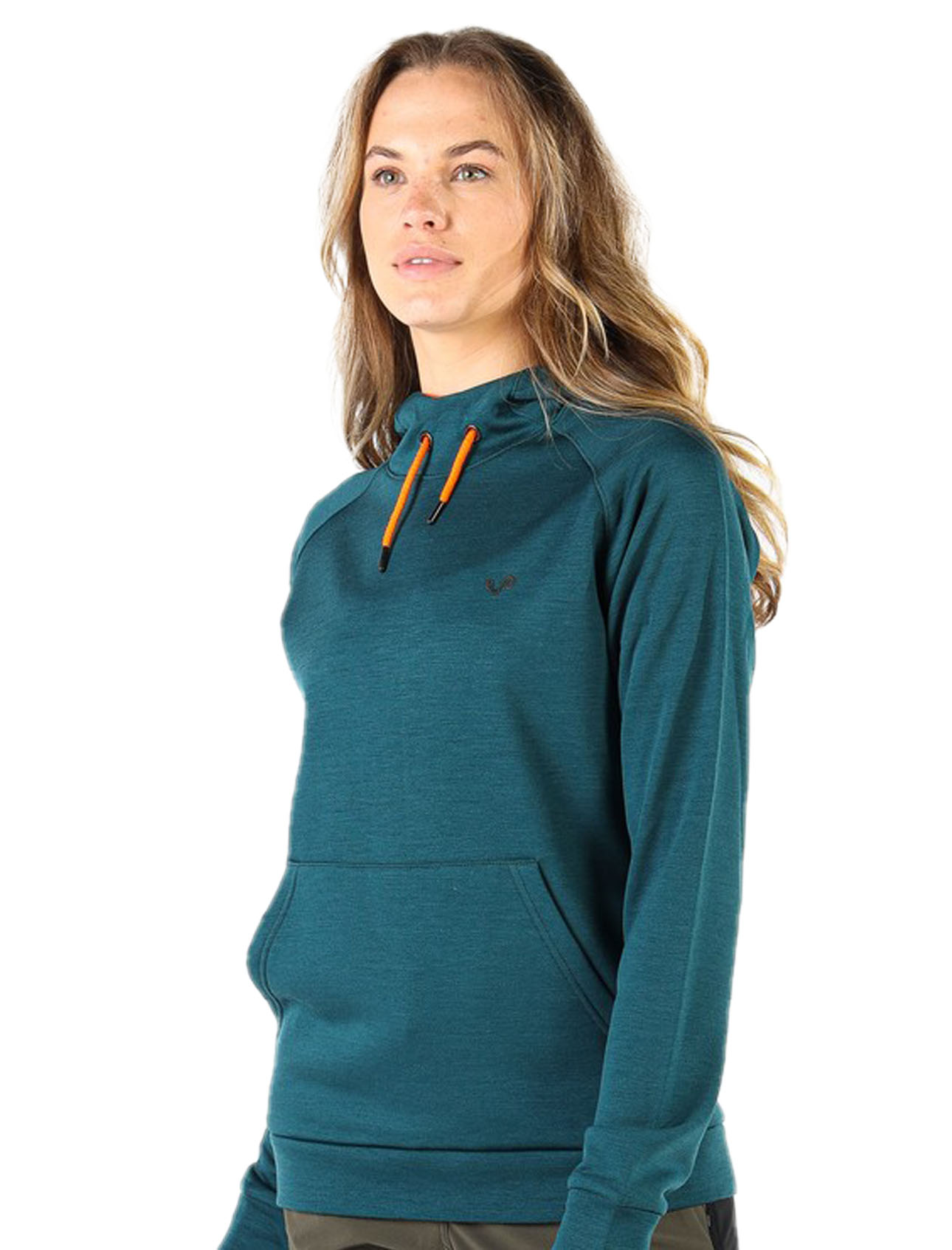 Women's  Merino Scout Long Sleeve Pullover Hoodie Green