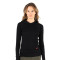 Women's Merino Sonatra Long Sleeve Hoodie Black